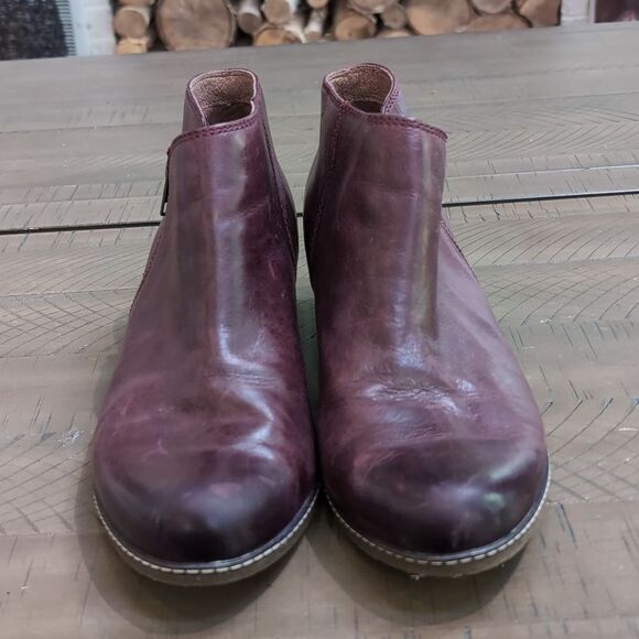 Dansko Leyla Bootie In Wine Burnished Leather Sz EU 42/US 12 - Picture 5 of 10